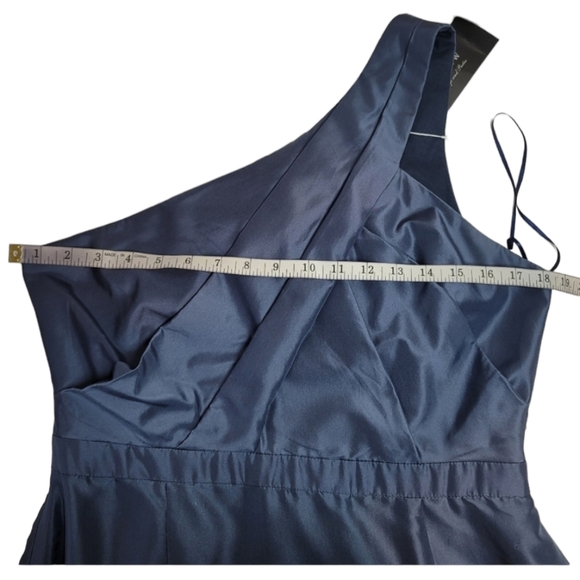 NWT JCrew Lucienne One Shoulder Silk Dress Sz 12 - Picture 5 of 7